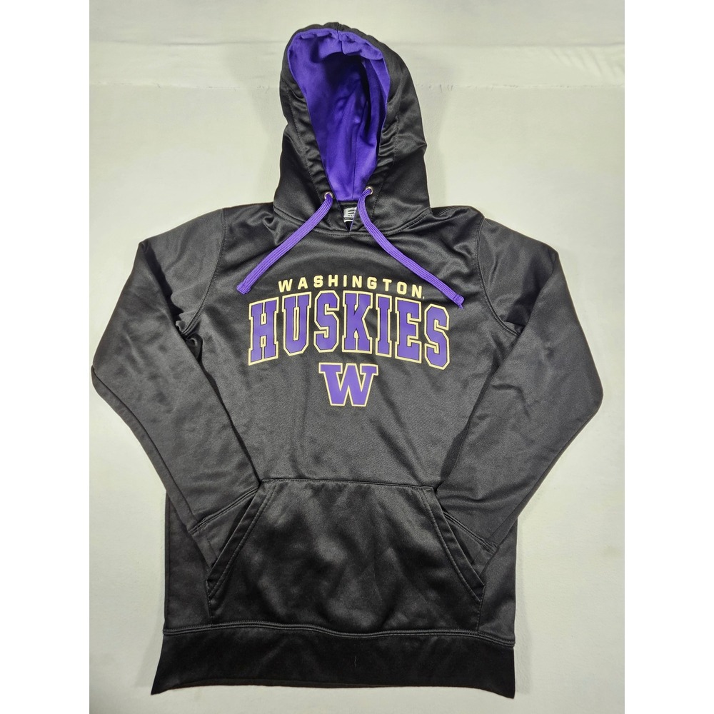 Stadium Athletics Washington Huskies Hoodie Black Purple NCAA Small RN 114166